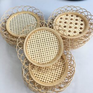 Round Tray Round Tea Coaster Bamboo Mat