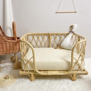Rattan Bed for Dogs and Cats