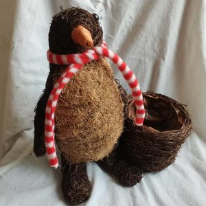 Garden Rattan Animal Planter