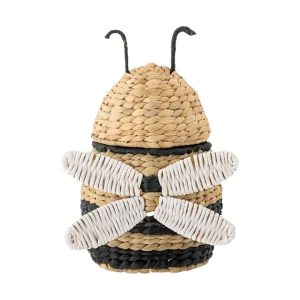 Bee Water Hyacinth Storage Basket