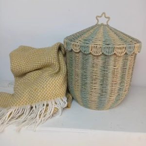 Natural Paper Rope Laundry Basket